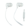 Проводные стерео наушники мини с микрофоном Perfeo HANDY (белые/1.2 м/вставные вкладыши/20 - 20000Гц)