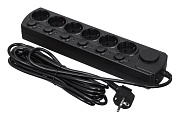 Сетевой фильтр Ippon BK-252 (5м/6xEuro/чёрный/10А/2200Вт)