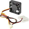 Вентилятор для корпуса 40x40x10 GlacialTech (4500rpm/23dB/3pin+molex/нет/втулка) CF-40100HD0AC0001