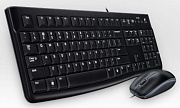 Проводной комплект калвиатура+мышь Logitech MK120 (нет/черный)
