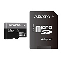 Карта памяти 32Gb ADATA Premier (microSDHC UHS-I 3.0/20Mb/s write/переходник SD) 