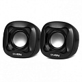 Колонки 2.0 Sven 170 (5Вт/черный/пластик)