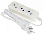 Сетевой удлинитель BURO BU-PSL3.3/W3 (3м/3xEuro/белый/7А/1500Вт)